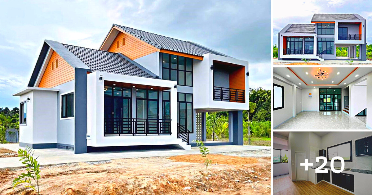 Modern One and a Half-storey House With a Nordic Touch, 3 Bedrooms, 2 Bathrooms